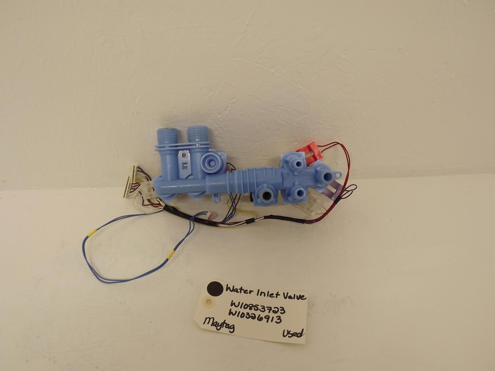 Maytag Washer W10853723 W10326913 Water Inlet Valve Used Maytag Washer W10853723 W10326913 Water Inlet Valve Used